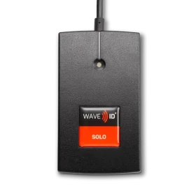 RF IDeas Inc Wave ID® Solo Keystroke EM Marine / bezkontaktní čtečka karet EM410x / 125kHz / USB / doprodej (RDR-6E81AKU)