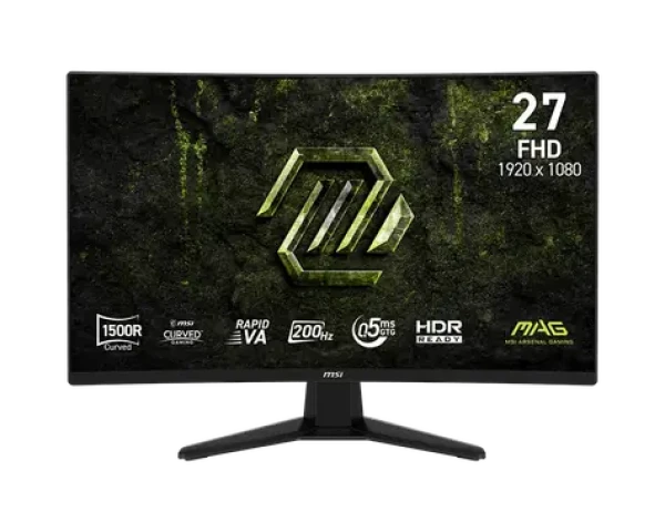 27" MSI MAG 274CF E20 černá / Monitor / FHD / 1920 x 1080 / VA / 16:9 / 200Hz / 0.5ms / 2x HDMI + 1x DP (MAG 274CF E20)