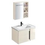 REA - Sada koupelnového nábytku s umyvadlem Tula 60cm Beige REA-M0034