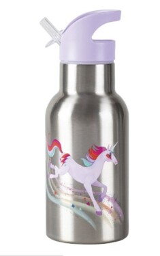 Crocodile Creek Nerezová láhev - Jednorožec (400 ml)