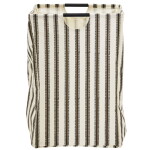 House Doctor Skládací koš na prádlo Vibes Light Brown, hnědá barva, textil