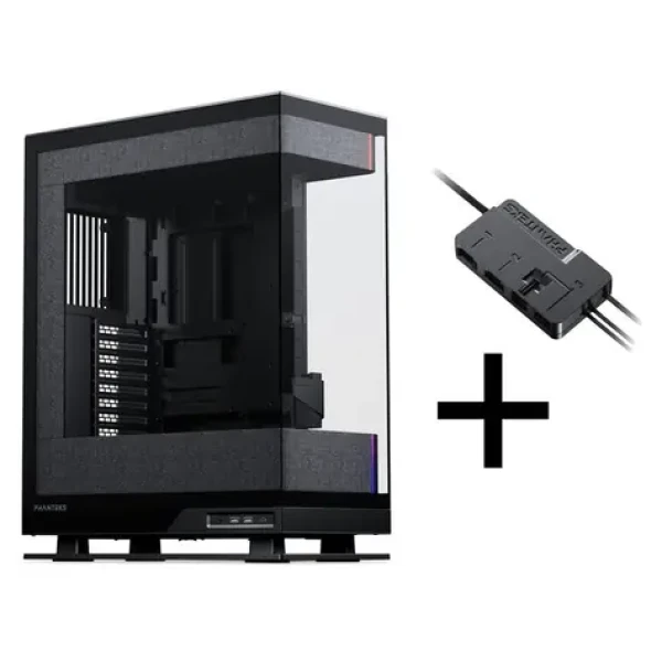 Phanteks Evolv X2 Matrix černá / PC skříň / E-ATX / Mid Tower / Tempered Glass / Nxlinq V2 HUB (GABU-727)