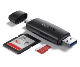 Ugreen adaptér pro čtečku SD / micro SD karet / USB-A / USB-C (136175)