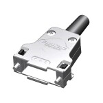 TRU COMPONENTS TC-2523000 D-SUB pouzdro adaptéru Pólů: 9, 9 plast, pokovený 180 ° stříbrná 100 ks