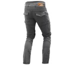 Pánské džíny na moto Trilobite Acid Scrambler doublelayer Aaa grey - 44 / šedá