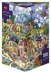 HEYE Puzzle Veselé městečko