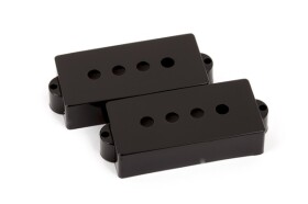 Fender Pickup Covers, Pure Vintage Precision Bass® Black (2)