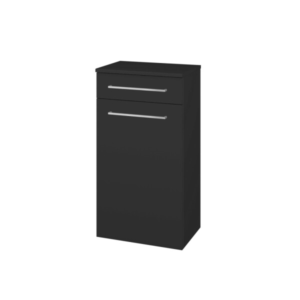 Dřevojas - Nízká skříňka DOS SNDZ 50 - N03 Graphite / Úchytka T04 / N03 Graphite / Levé 211486E