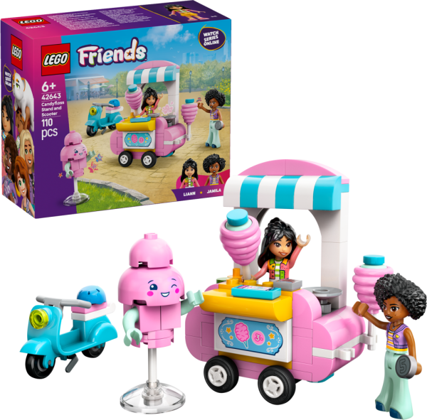 LEGO® Friends 42643 Stánek s cukrovou vatou a skútr - LEGO® Hidden Side™