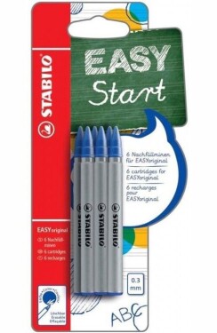 Pero STABILO EASYoriginal náplně fine 0,3mm / 3 ks modré v blistru