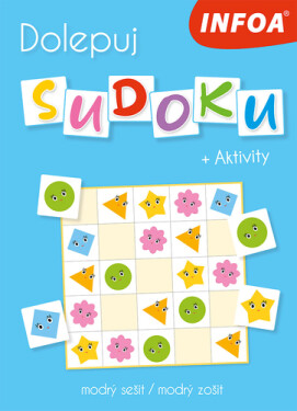 Dolepuj sudoku + Aktivity - modrý sešit / modrý zožit