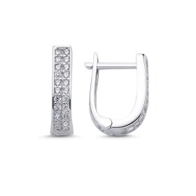 LUNICA Stříbrné elegantní náušnice 0473