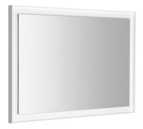 SAPHO - FLUT zrcadlo s LED podsvícením 1000x700, bílá FT100