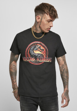 Černé tričko logem Mortal Kombat