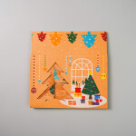 Cake star Vánoční krabice "stromeček 2" 22x15x7cm