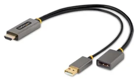 StarTech černá / Adaptér HDMI na DisplayPort / 4K 60 Hz (128-HDMI-DISPLAYPORT)