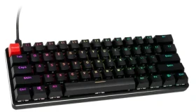 Glorious GMMK Compact US černá / herní klávesnice / Gateron Brown spínače / USB-C / US layout / RGB / 1.8m (GMMK-COMPACT-BRN)