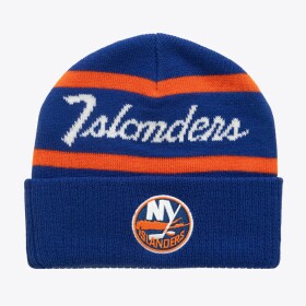 Mitchell & Ness Pánská zimní čepice New York Islanders NHL Head Coach Knit