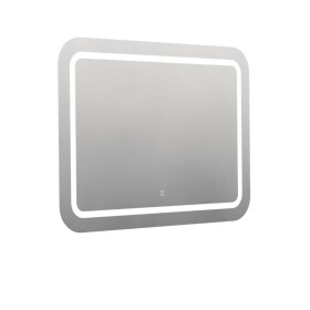 Naturel - Zaoblené zrcadlo 100x70 cm s LED osvětlením, topná fólie, senzor s nastavitelnou teplotou 2700-6500K, IP44 ZIL10070KTLEDS ZIL10070KTLEDS