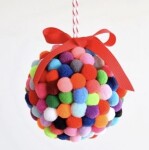 Titanum Bambulky pompom 7 mm, mix barev, 380 ks