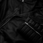 Pánská Kožená Bunda Křivák Belex Indi Brixton Černá Velikost: L