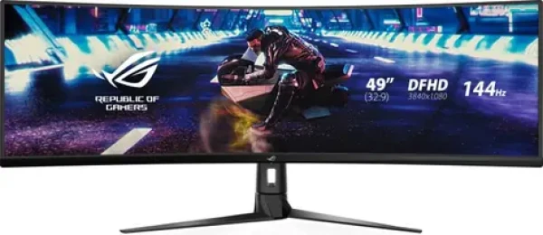 49 ASUS XG49VQ / VA / 3840 x 1080 / 32:9 / 4ms / 450 cd / 3000:1 / DP+HDMI / 2x USB 2.0 / VESA / reproduktor (90LM04H0-B01170)