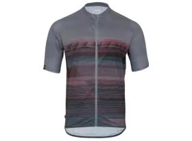 Silvini Turano pánský volný dres krátký rukáv Grey/Merlot vel. 3XL