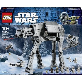 75454 LEGO® STAR WARS™ AT-AT™ Restiimperiuma s INT-4; stavební hračky pro velkou zábavu s 7 charakteristikami, jako je mandalorián a Grogu; dárek pro děti od