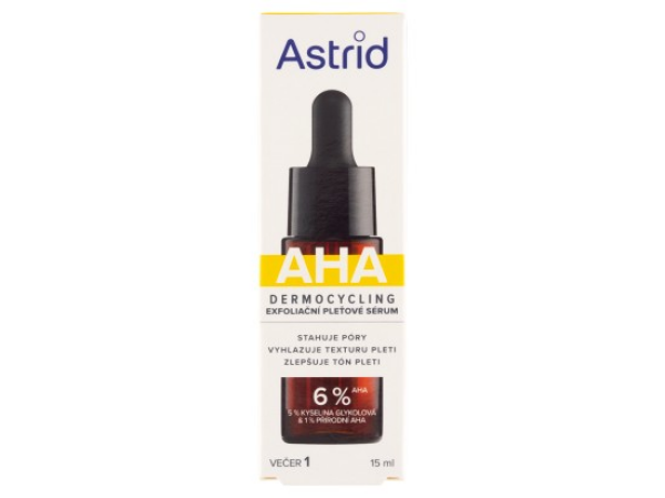 Astrid Dermocycling AHA exfoliační pleťové sérum 15 ml