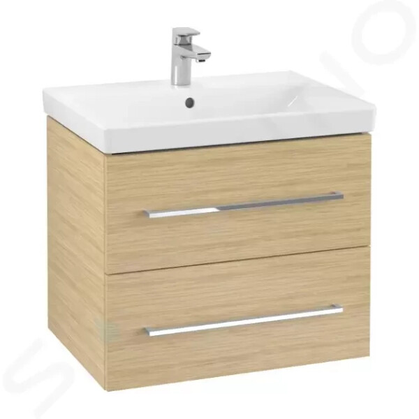 VILLEROY & BOCH - Avento Umyvadlová skříňka, 630x514x452 mm, 2 zásuvky, Nordic Oak A89000VJ