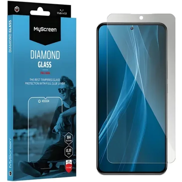 MyScreen Diamond Glass edge Full Glue černá / Ochranné sklo / Huawei Nova 11 / 9H / lepení přes celý displej (MD7834TG DEFG BLACK)