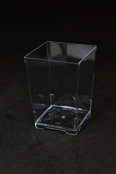 Cake Star plastový kelímek KUBIK čtverec 110 ml 10ks