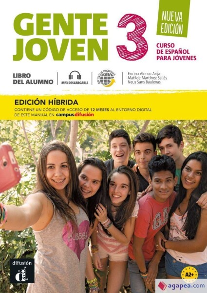 Gente Joven Nueva (A2+) Edición híbrida Libro del alumno Campus (12 meses)