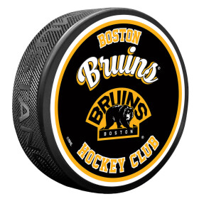 Mustang Puk Boston Bruins NHL Retro Script