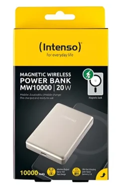 Intenso MW10000 champagne / Powerbanka / 10000 mAh / MagSafe / bezdrátové nabíjení / USB-C 20W (7344031)