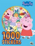 Prasátko Peppa - 1000 samolepek v sešitu