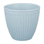 GREEN GATE Latte cup Alice Ice Blue 300 ml, modrá barva, keramika