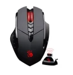 A4tech BLOODY R70 Černá / Herní bezdrátová optická myš / 3200 DPI / 8 tlačítek / Pravoruká / USB / 10 m (R70)