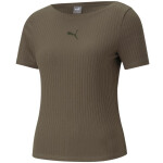 Dámské tričko Her Ribbed Slim Grape Leaf 531917 44 Puma