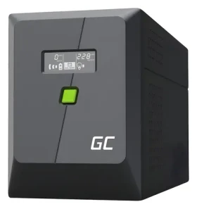 Green Cell UPSLM900 / Záložní zdroj UPS / 1500VA/900W / Line-Interactive / 2x 12V/9Ah / 4x Schuko (UPSLM900)