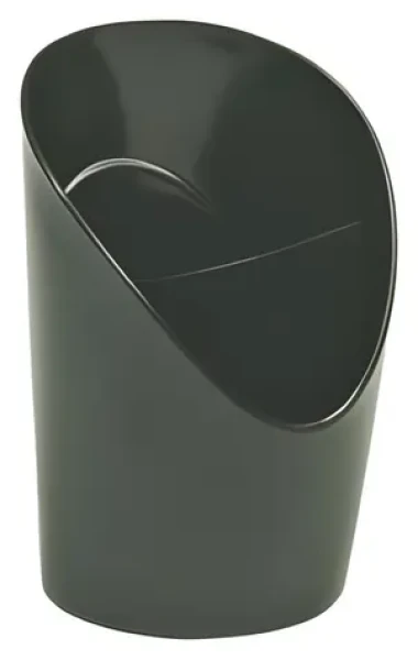 Esselte Europost VIVIDA černá / Stojánek na tužky / 2 přihrádky / 100x90x125 mm (39827)