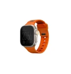 UNIQ Stride FKM řemínek pro Apple Watch 49 46 45 44 mm - VOLT ORANGE (oranžová) (8886463688571)
