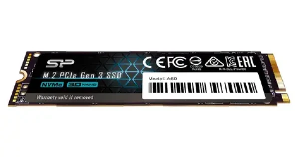 Silicon Power M.2 2280 A60 128GB / Interní SSD / PCIe Gen 3x4 / čtení:2200MBs / zápis:1600MBs (SP128GBP34A60M28)