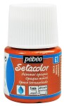 Barva na textil Pébéo Setacolor Shimmer 45 ml - Oranžová metalická 63
