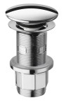 SILFRA - Umyvadlová výpust 5/4“, click-clack, velká zátka, 10-80, ABS/chrom WA43451
