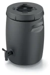 PROSPERPLAST Kompostér COMBIOLIQ černá / Objem 25 L / Šířka 29,6 cm / Výška 42,5 cm / Plast (IBFT25-S411)