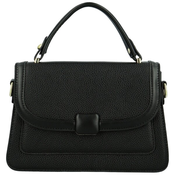 Módní dámská koženková kabelka do ruky Andresa, černá