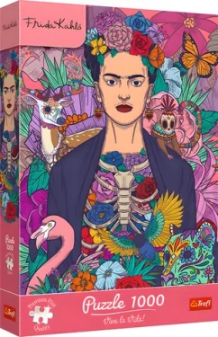 TREFL Puzzle Premium Plus Frida Kahlo: Rozkvetlá duše