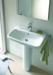 DURAVIT - Happy D.2 Umyvadlo 1000x505 mm, s přepadem, s otvorem pro baterii, s WonderGliss, bílá 23181000001