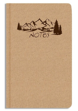 Notes A5 kraft Hory